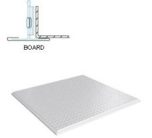 Кассетный потолок Албес AР600А6 Board STRONG белый оцинкованный перфорированный 1,5 мм