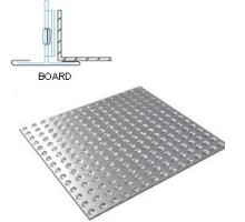 Кассетный потолок Албес AР600А6 Board металлик перфорация 1.5
