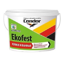Краска для кухни и ванной Condor Ekofest 15 кг