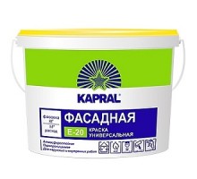 Краска Kapral E20 (Капрал) фасадная 22,5кг (15л)